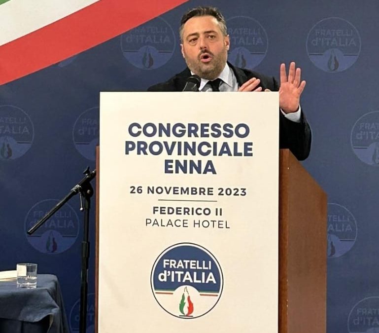 Il Congresso di Fratelli d’Italia, Nino Cammarata è stato eletto presidente provinciale di Enna