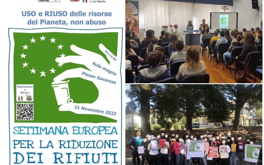 Ambiente a Enna, l’istituto Neglia-Savarese partecipa alla Settimana Europea per la Riduzione dei Rifiuti