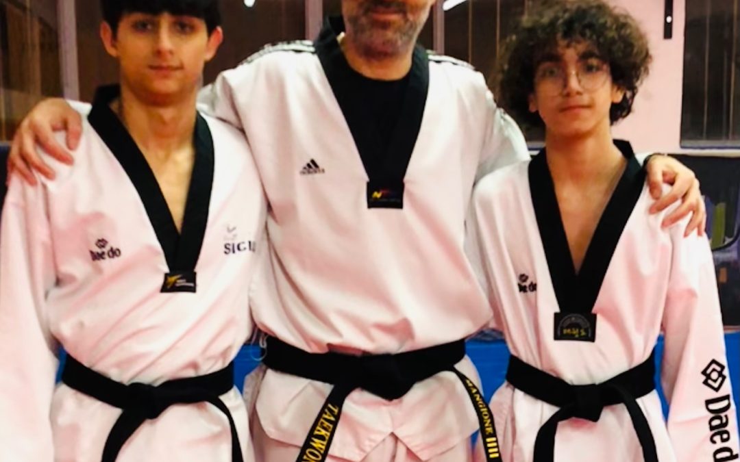 Taekwondo, due nuove cinture nere nel “Team Mangione”