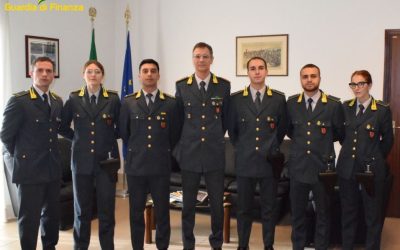 Fiamme Gialle a Enna, in servizio nuovi ispettori e finanzieri semplici. Ecco le destinazioni