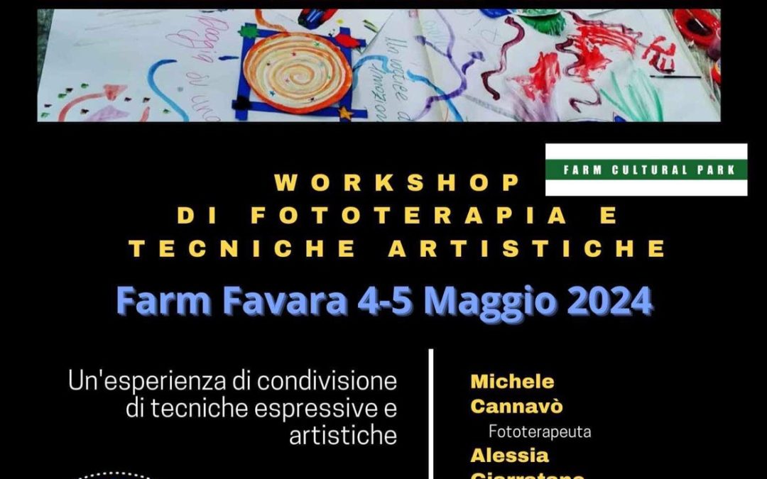 Fototerapia e tecniche artistiche, il workshop in primavera al Farm di Favara