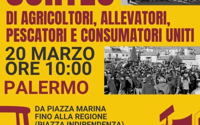 Enna, si parte per Palermo: mercoledì c’è la prima protesta regionale degli agricoltori, allevatori e pescatori