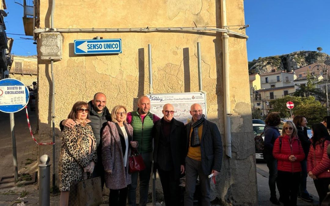 Inaugurato a Nicosia un percorso di Trekking Urbano