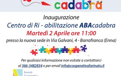 ABA cadabra, a Barrafranca apre un centro per la ri-abilitazione di bambini e disabili