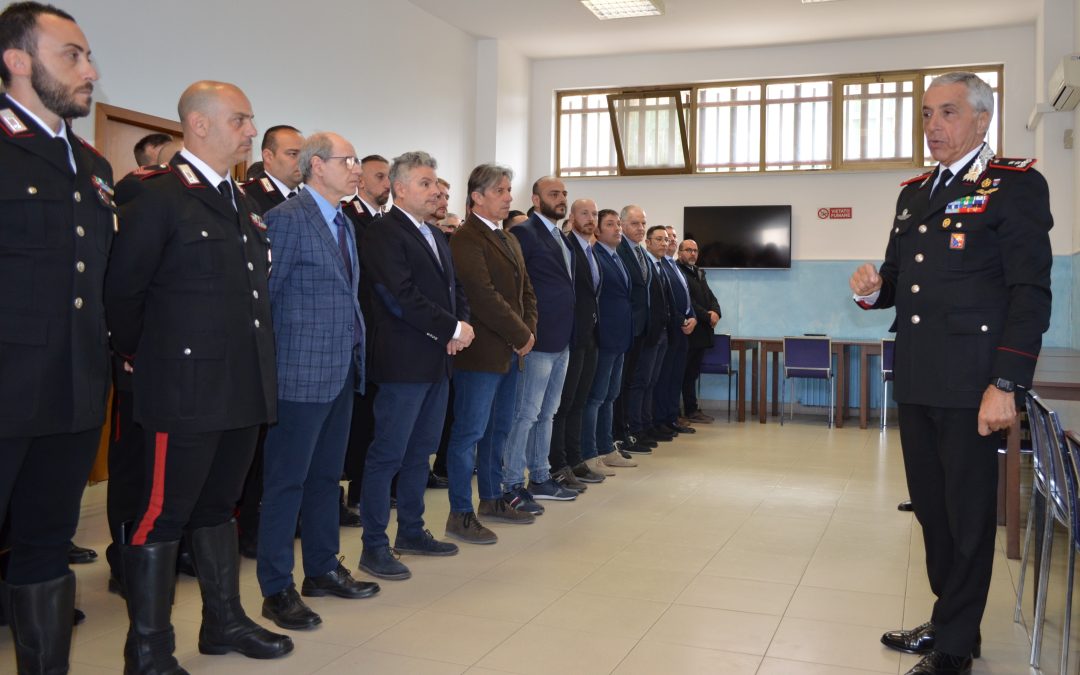 Carabinieri, il comandante della Legione Sicilia in visita a Enna