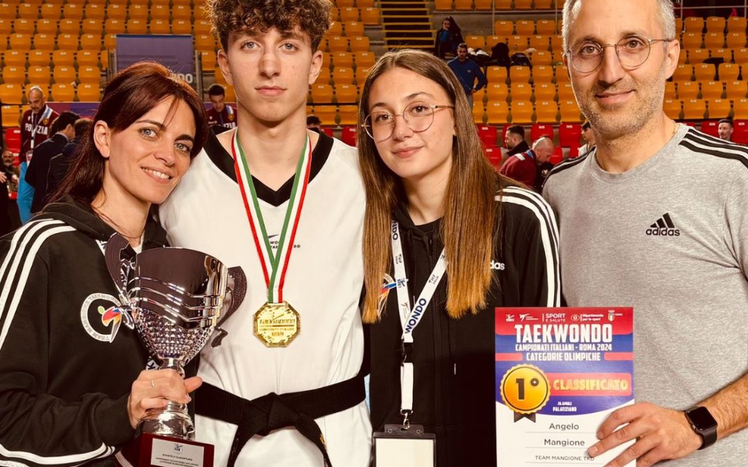 Taekwondo, il leonfortese Angelo Mangione tra gli atleti della Nazionale Italiana