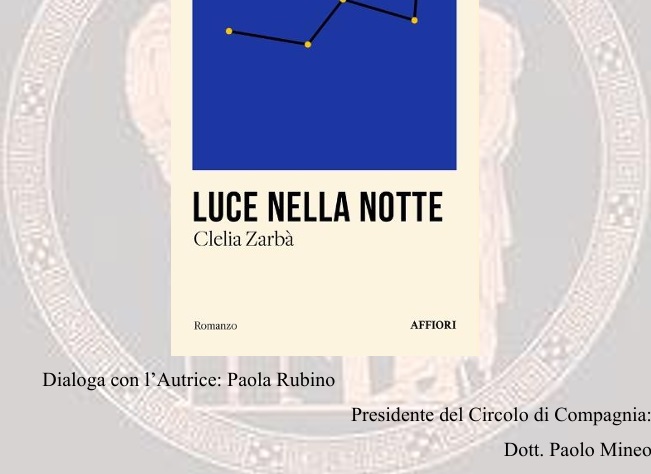 Libri, sarà presentato sabato a Leonforte “Luce nella notte” di Clelia Zarbà