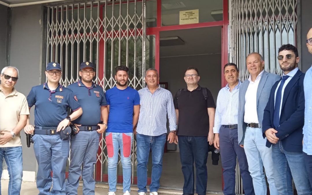 Leonforte, consegnati i lavori per il nuovo commissariato in piazza Jones