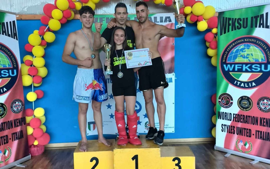 Kickboxing, Leonforte: Salvatore Giunta e Miriam Bucsa primi in Sicilia