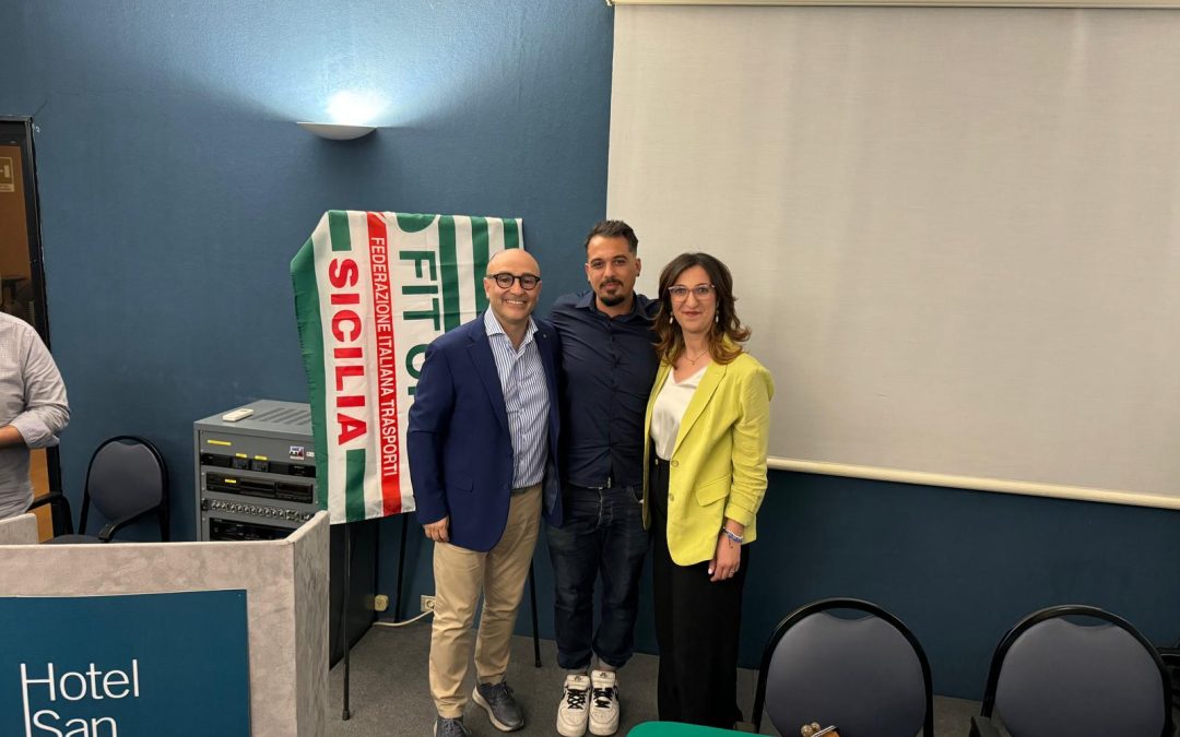 Antonio Stagno il nuovo segretario della Fit CISL di Agrigento Caltanissetta ed Enna