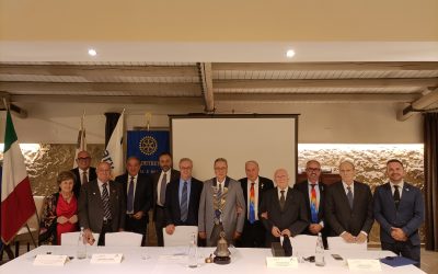Passaggio della campana al Rotary Club di Piazza Armerina