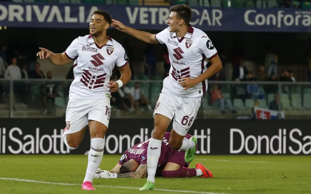 Il Torino batte il Verona e vola in vetta