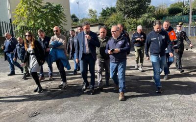 Si contano i danni del maltempo nel Catanese, sopralluogo della Protezione civile