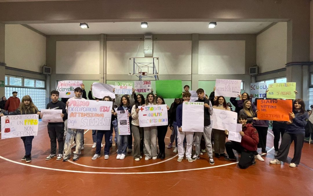 Enna, i ragazzi del Liceo delle Scienze Umane bocciano l’accorpamento con lo Scientifico