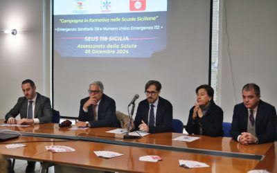Seus, nuova campagna informativa nelle scuole siciliane su NUE 112 e 118
