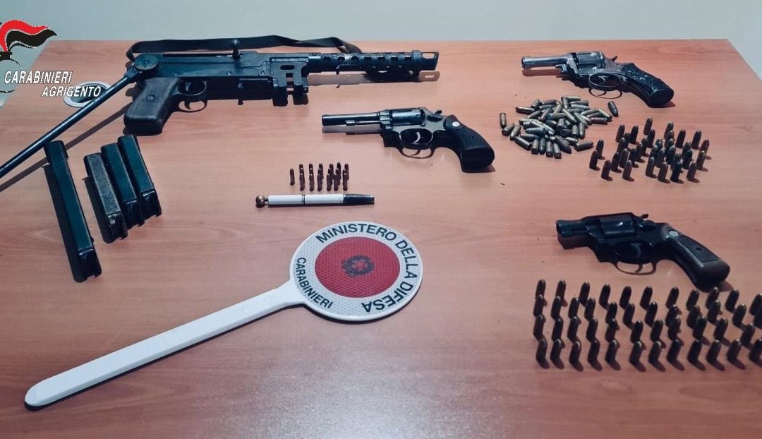 Agrigento, scoperto arsenale a disposizione cosche mafiose, un arresto