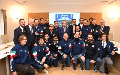 Schifani premia la squadra di giuristi-calciatori Campioni del Mondo
