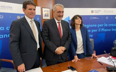 Regione Lazio e Unindustria insieme per il nuovo Piano industriale