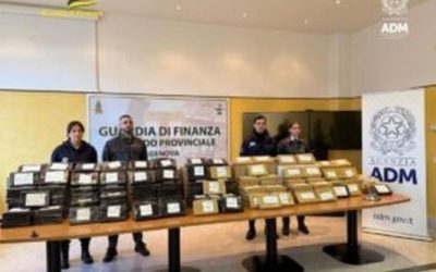 Blitz al porto di Genova, sequestrati 240 chili di cocaina