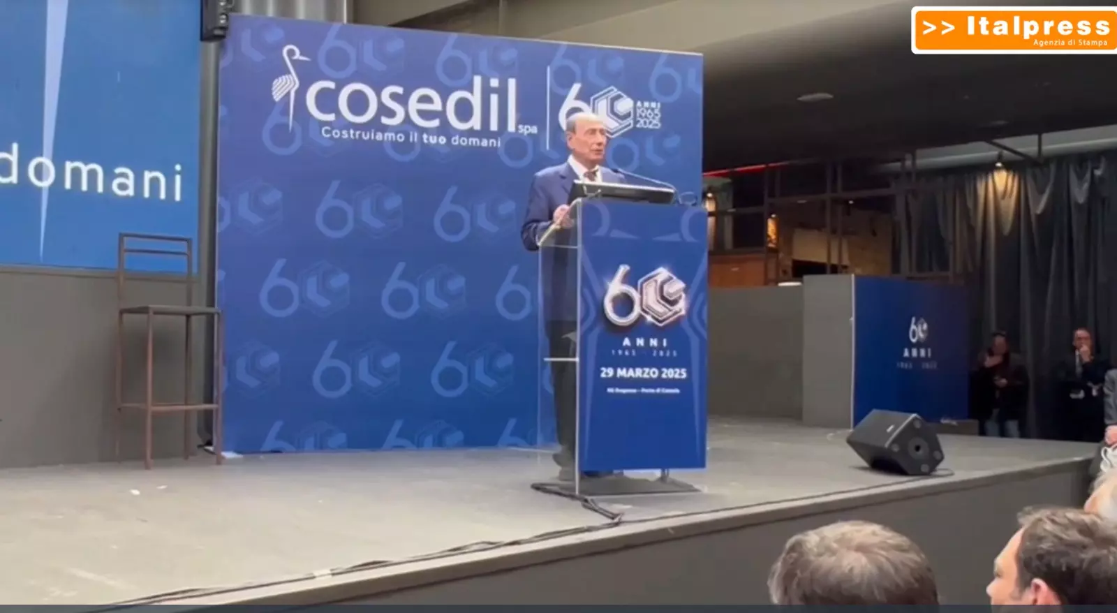 A Catania celebrati i 60 anni di Cosedil, Schifani “Un plauso all’imprenditoria” A Catania celebrati i 60 anni di Cosedil, Schifani “Un plauso all’imprenditoria”