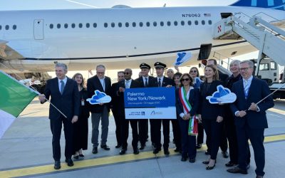 Inaugurato il volo New York-Palermo della compagnia United Airlines
