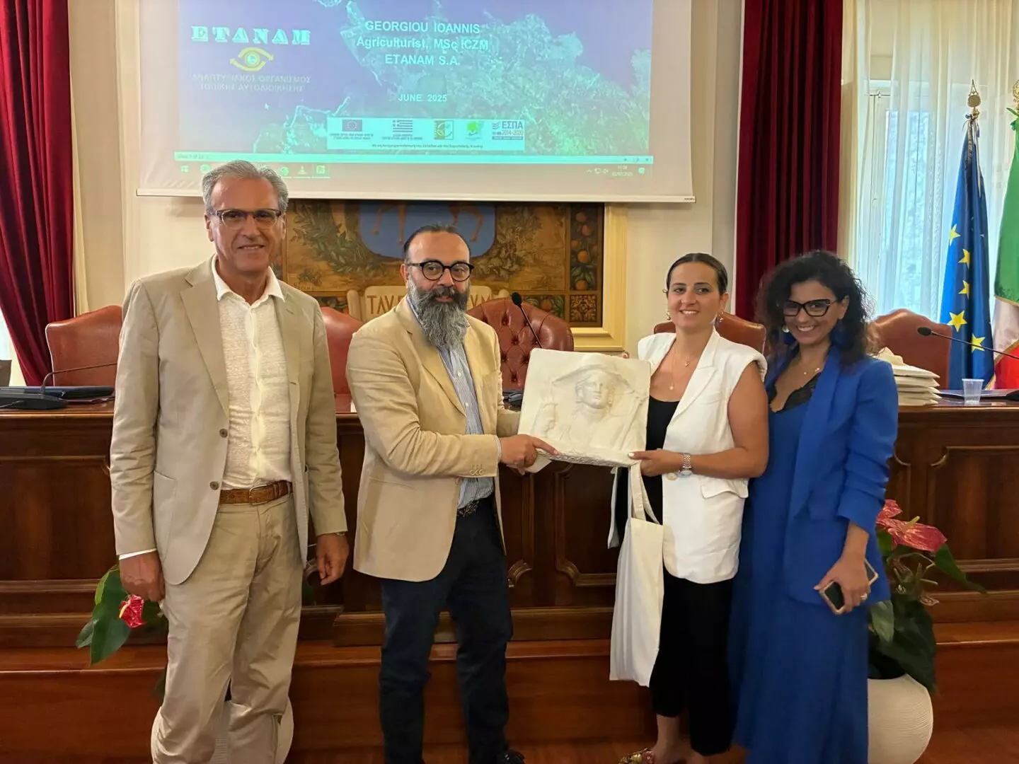A Taormina le delegazioni greche per ‘Cultural Routes and Ancient Theaters’