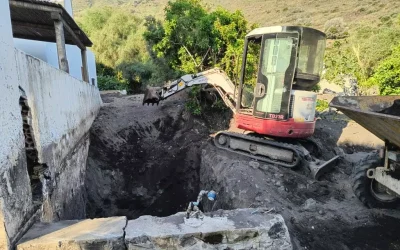 A Stromboli via ai lavori di rimozione di massi e fango dei torrenti dopo i nubifragi