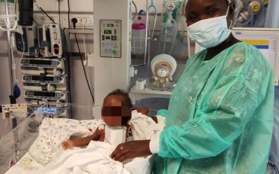 Bimba senegalese di sei mesi operata e tratta in salvo a Palermo