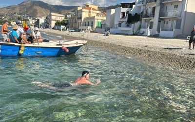 Messina, è record per Walter D’Angelo: 7 traversate consecutive dello Stretto