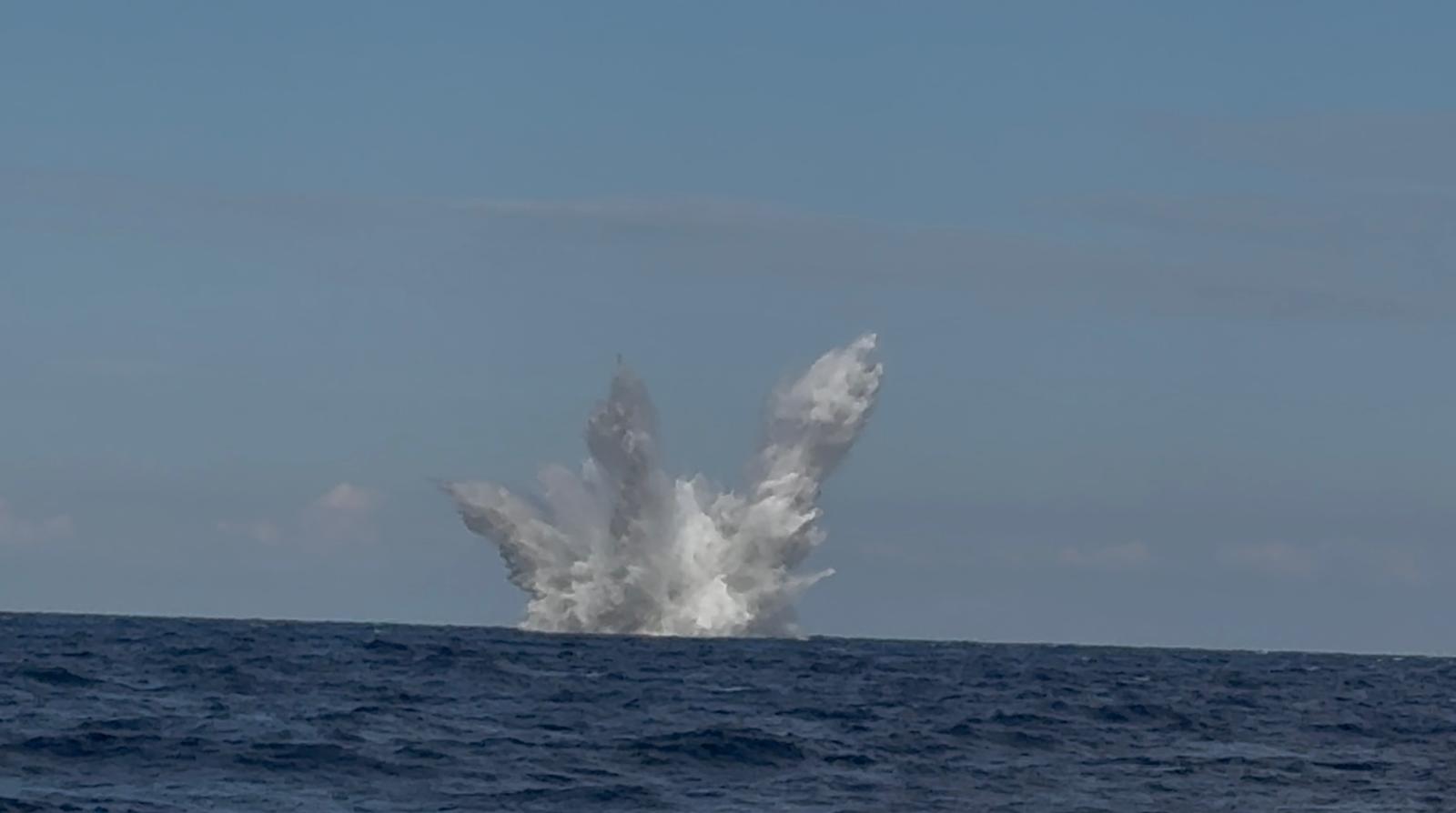 Disinnescata e fatta brillare una bomba d’aereo americana da 1000 libbre a Pantelleria Disinnescata e fatta brillare una bomba d’aereo americana da 1000 libbre a Pantelleria