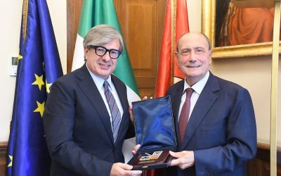 Schifani riceve il neo rettore dell’Università degli studi di Catania Enrico Foti