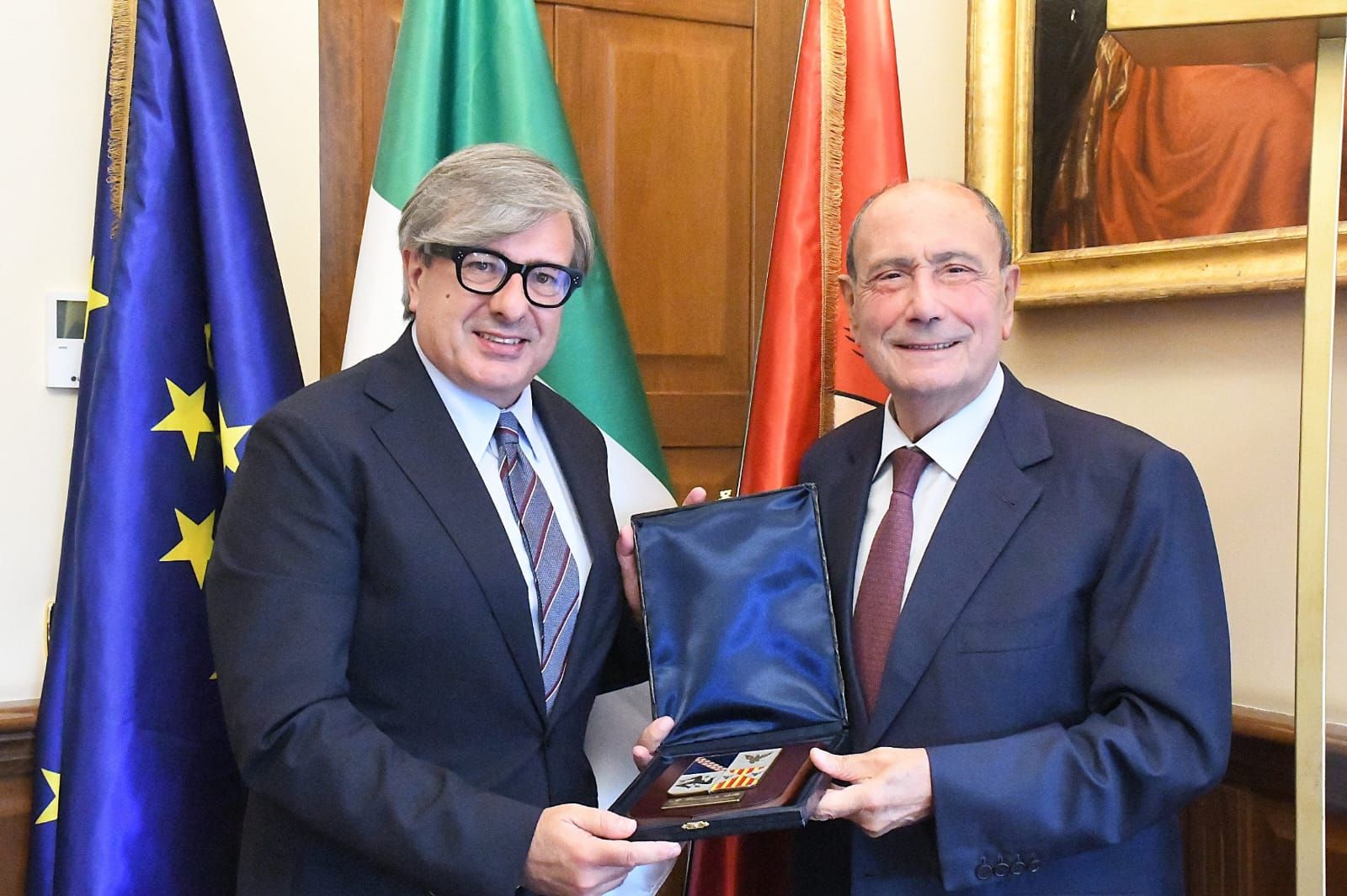 Schifani riceve il neo rettore dell’Università degli studi di Catania Enrico Foti