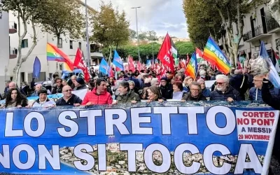 Corteo “No Ponte” a Messina, “Stop a devastazione e spreco risorse”. Schlein “Progetto sbagliato e dannoso”