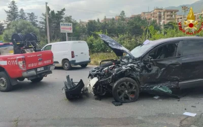 Tamponamento a catena a Palermo, cinque feriti