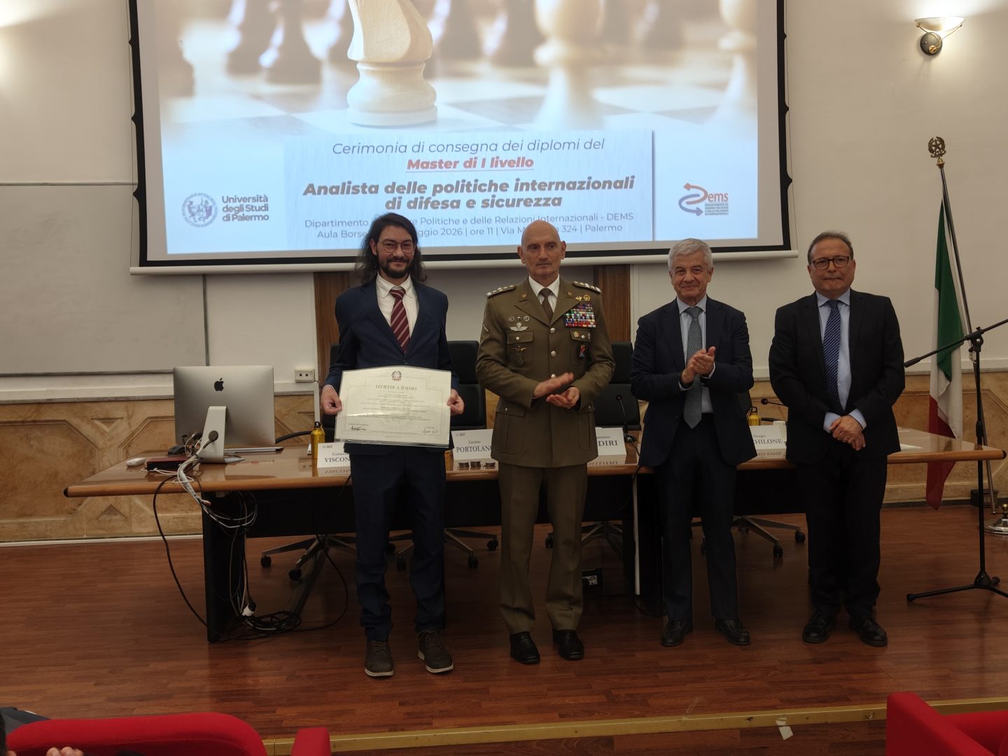 Lectio Magistralis del Generale Portolano all’Università di Palermo: “Il tema della minaccia ibrida è centrale”