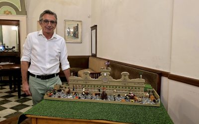Due monumenti, 56 mila mattoncini: la Leonforte di Maurizio Gandolfo